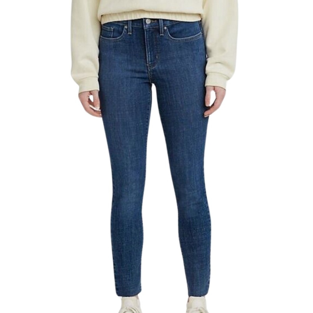 NWT Levi's Women's 721 High Rise Skinny Jeans‎ Blue Stretch Denim Size 28